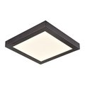 Thomas Titan 6'' Wide Integrated LED Square Flush Mount, Oil Rubbed Bronze CL791331